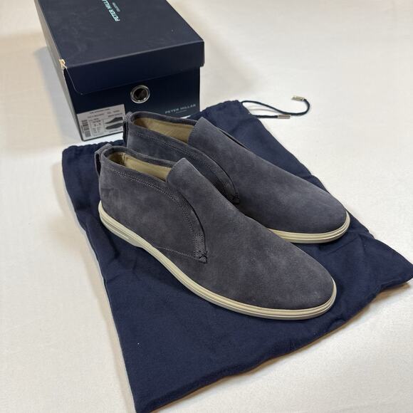 Peter Millar Men\'s Excursionist Chukka Slip On Shoes Size 9 New In Box MSRP $298 main image 7